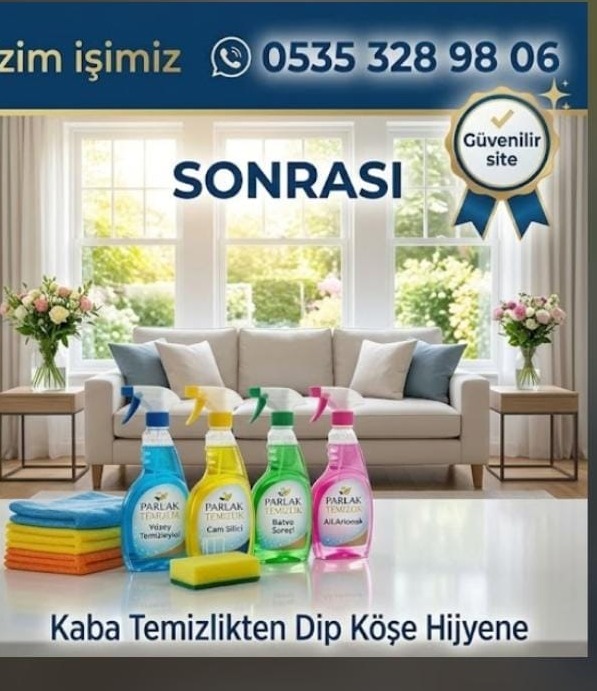 Parlak Temizlik - Temizlik sonrası ferah ve parlak sonuç